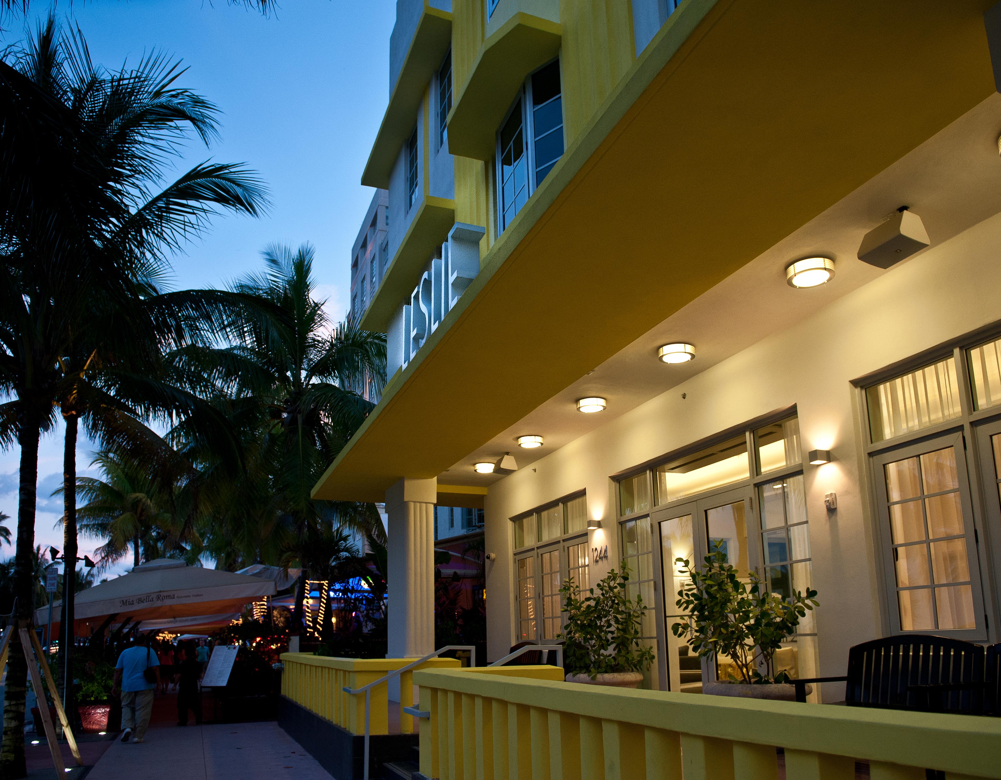 Leslie Hotel Ocean Drive Miami Beach Zewnętrze zdjęcie
